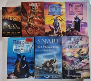 Katharine Kerr Deverry Cycle Snare  7 Vintage Book Bundle Hardback Paperback - Picture 1 of 10