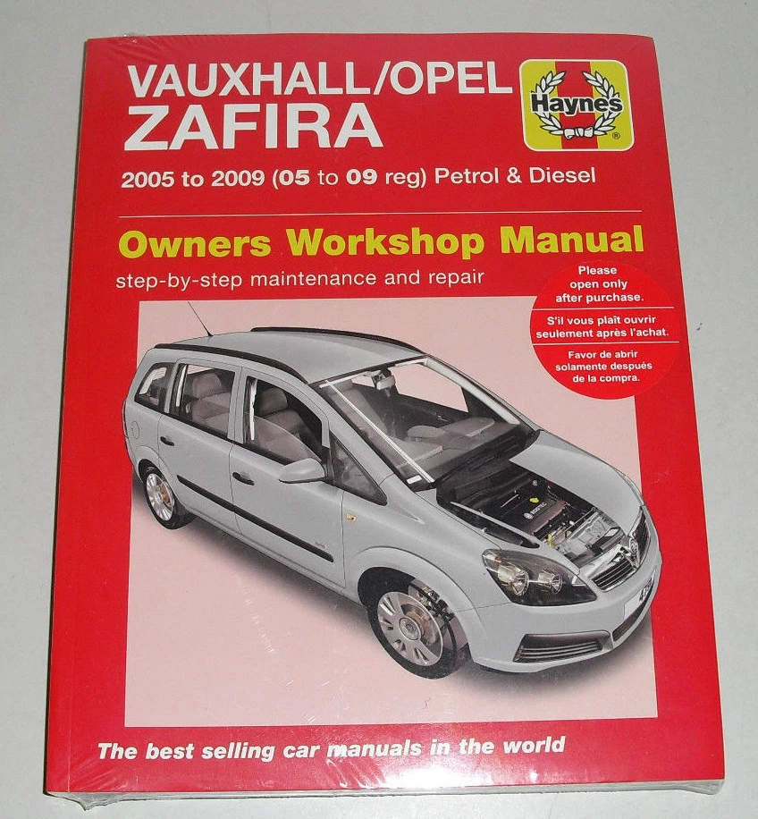 Manual De Reparación Opel / Vauxhall Zafira B, Años De Fabricación 2005 - 2009 - Imagen 1 de 1