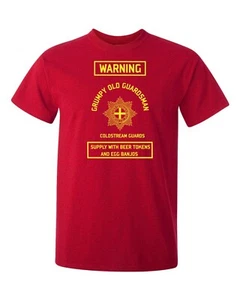 Coldstream Guards, Military, T-Shirt, British Army, ,BAOR,Grumpy Old Coldstream - Picture 1 of 4