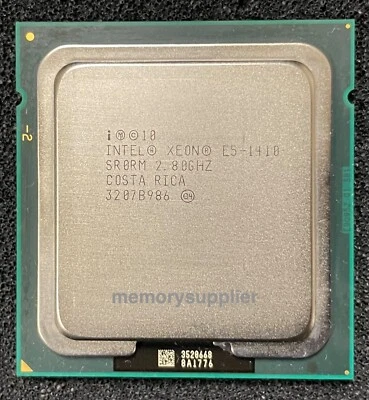 SR0RM Intel Xeon E5-1410 2.80GHz 5.00GT/s DMI QPI 10MB L3 Cache LGA1356 CPU - Image 1 of 2