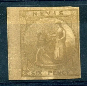 NEVIS 1861 QVIC DIE PROOF 6d - Imagen 1 de 2