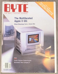BYTE MAGAZINE VOL. 11 NO. 10 October 1986 - Apple II GS Feature (392 pages tot.) - Bild 1 von 1