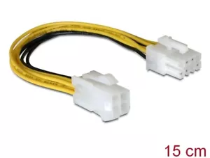 PC EPS 8 pines de 4 pines CPU placa base adaptador de alimentación cable convertidor ATX/P4 PSU - Imagen 1 de 6