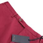 Zanella NWT Chinos / Casual Pants Size 38 (40 US) Parker In Red Cotton Blend