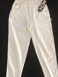 Bugle Boy 1980 High Waisted Pants Size 11 Tapered Leg New Old Stock 28”x32” - Picture 1 of 12