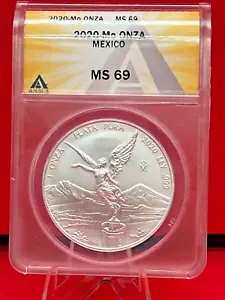 2020-Mo Unze Mexiko ANACS MS69 - Bild 1 von 4