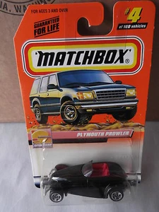 MATCHBOX OPEN ROAD #4 "PLYMOUTH PROWLRE" SERIES 1 1999 NIP - Picture 1 of 3