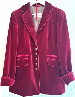 LODENFREY Damen (Trachten-)Blazer Jacke Samt Gr. 42/44 - Bild 1 von 4