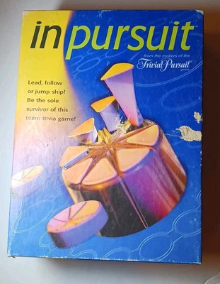 IN PURSUIT Board Game by Trivial Pursuit, 2001 Complete - Image 1 of 2