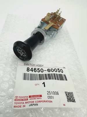 New Toyota Land Cruiser OEM FJ40 FJ55 Windshield Washer Switch 84650-60050 - Image 1 of 4