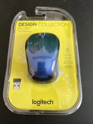 Logitech Design Collection Limited Edition Wireless Mouse - Blue Aurora - Image 1 of 3