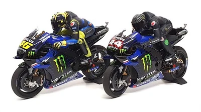 Minichamps 1/12 Scale 122 194446 - Yamaha YZR-M1 Rossi & Hamilton Test 2019 - Image 1 of 4