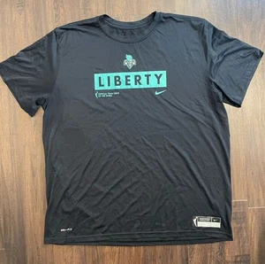 Nike DRI Fit WNBA New York Liberty Practice T-Shirt Gr. XXL Schwarz OFFICIAL TEAM - Bild 1 von 5