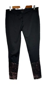 BCG Girls Leggings XL Athletic Black with Foil moisture wicking NWT - Picture 1 of 11