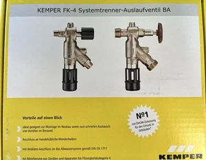 Sonderangebot: Kemper FK 4 Systemtrenner-Auslaufventil BA DN 20, NEU - Bild 1 von 1