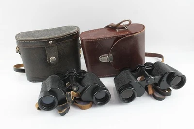 Vintage Binoculars Inc 6nu4 8x30 & Carl Zeiss Jenotpem 8x30w x 2 - Image 1 of 4