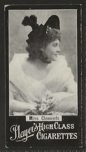 PLAYERS-ACTRESSES 1897-#16- MISS CLEMENTS - Picture 1 of 2