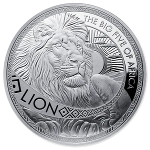 Juego de monedas de plata de 5 x 1 oz Burundi The Big Five of Africa 2025 a prueba - Imagen 1 de 7