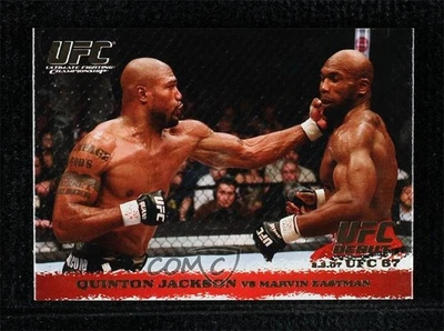2009 Topps UFC Round 1 Gold Quinton Jackson vs Marvin Eastman #58 Rookie RC - Image 1 of 2