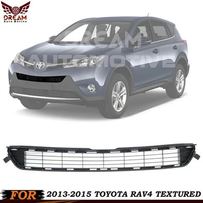 New Front, Lower Bumper Grille Compatible With 2013-2015 Toyota RAV4 Textured Foto 1 de 3