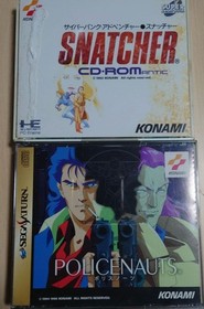 Snatcher Pc Engine Policenauts Sega Saturn Set Sale