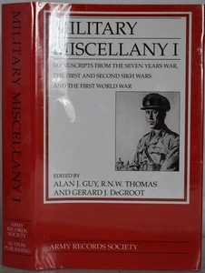 MILITARY MISCELLANY. 7 Years War, Sikh Wars, WW1 Manuscripts Army Records Soc. - Picture 1 of 6