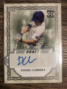 DANIEL CABBERA 2020 Leaf Ultimate Draft Autograph  - Picture 1 of 1