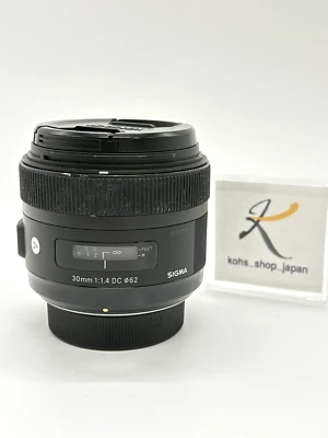 SIGMA 30mm f/1.4 DC HSM Art for NIKON F mount SLR Camera Lens Near Mint - Image 1 of 4