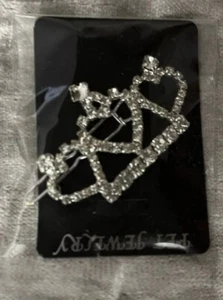 Silver Rhinestone Sparkling Crown Hair Clip For Children/Dogs. New - Picture 1 of 1