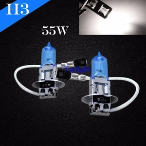 H3 Bright White 5000K 55w 12v Xenon Halogen Headlight 2x Lamp Bulb Fog Light - Picture 1 of 5