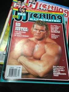 PWI Pro Wrestling Illustrated Magazine WWF WCW - Octubre 1991 - Sid Justice - Imagen 1 de 3