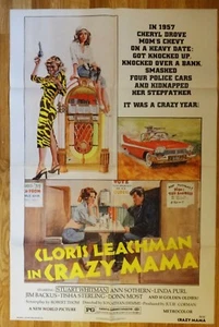 Cloris Leachman is "CRAZY MAMA" Wanted for EVERYTHING - 27x41" Filmposter - Bild 1 von 1