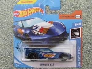 Hot Wheels 2019 #193/250 CORVETTE C7.R blue @K - Picture 1 of 2