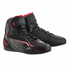 Alpinestars Faster-3 Size 8 Motorcycle Shoes Summer Short Black-Grey-Red