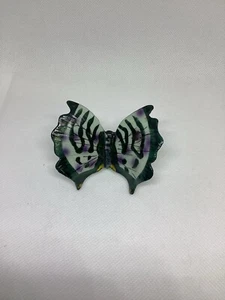 Vintage Hand-Painted Porcelain Butterfly Figurine Candle Climber Ornament Japan - Picture 1 of 8