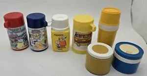 Lot of 7 Vintage Aladdin / Thermos / Glenco Containers Good Cond - Picture 1 of 14