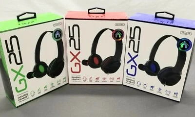 Auriculares para juegos Sentry-GX25 para PS4/XBOX1/PC/MAC - Boom Mic y sonido estéreo - Nuevos en caja Foto 1 de 4