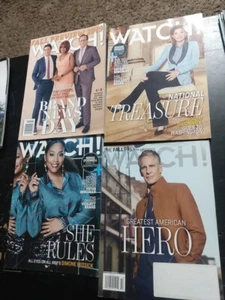*4 Magazines* WATCH CBS Magazine English TV Celebrity News Gossip  - Picture 1 of 4