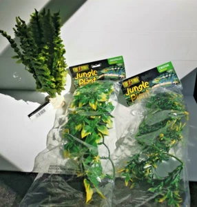 3 x Exo Terra Plants - Boston Fern (Med), Amapallo (Med) & Croton (Med) - Picture 1 of 5