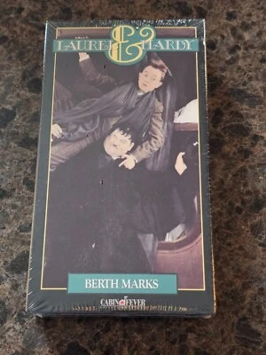 BRAND NEW Laurel & Hardy's Berth Marks (VHS; 1992) Sealed OOP Watermarks - Image 1 of 4