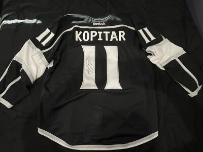 Anze Kopitar Los Angeles Kings Reebok Edge 2.0 Jersey Autographed NHL LA 56 - Image 1 of 4
