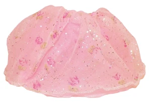Locket Surprise Barbie Skirt Pink Tulle Glitter Mattel #10963 1993 - Picture 1 of 4