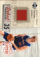 2005-06 Upper Deck Rookie Debut Threads Basketball Card #CK Chris Kaman Jsy