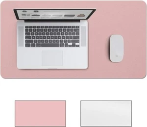 Mouse Pad Double Side 600X300mm Pink And Silver New - Picture 1 of 7