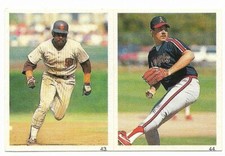 1990 RED FOLEY Sticker TONY GWYNN San Diego Padres Sticker 43 Bryan Harvey 44