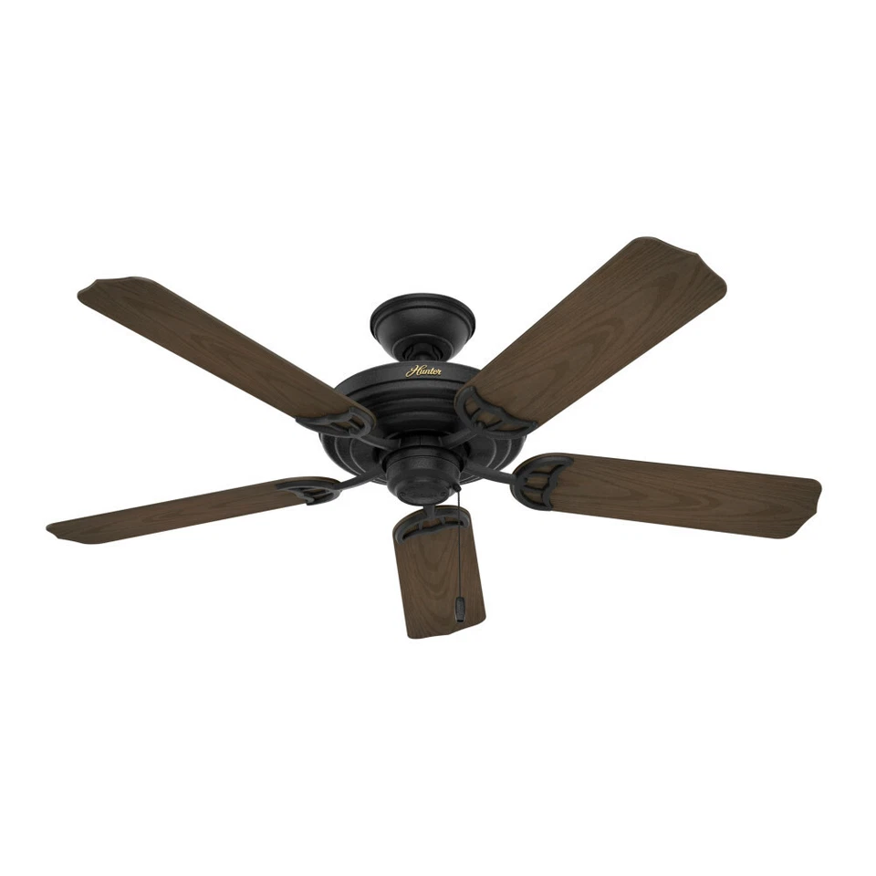 Hunter 52" Sea Air Outdoor Ceiling Fan Wet Rated Pull Chain Traditional NO LIGHT - Image 1 of 1