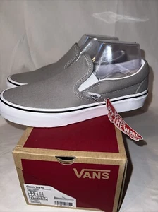 Vans Classic Slip-On Unisex Men’s 6 Womens 7.5 Wild Dove/True White With Box - Picture 1 of 6