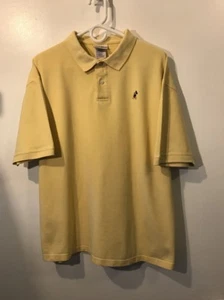 Walt Disney World Men's Large L Mickey Mouse Embroidered Yellow Polo Shirt  - Picture 1 of 7