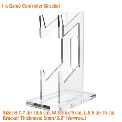Universal Dual Controller Holder Stand for PS4 PS5 Xbox One Switch Gaming Tool - Image 1 of 4