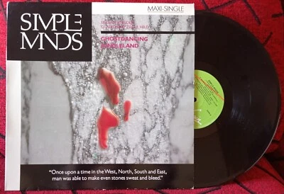 SIMPLE MINDS ** Ghostdancing / Jungleland ** ORIGINAL 1986 SPAIN 12" SINGLE - Image 1 of 4